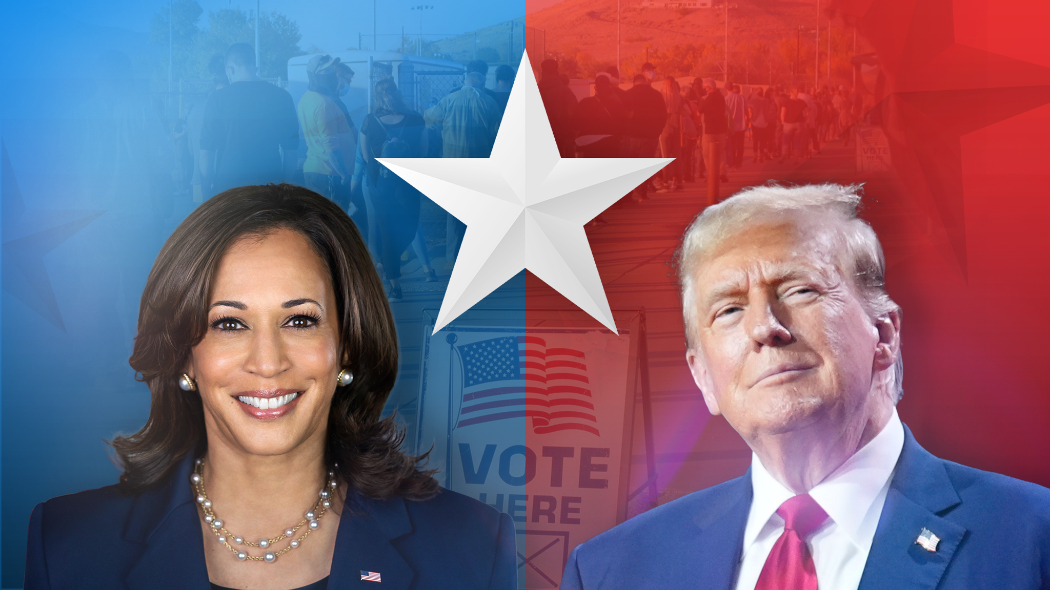 SKY NEWS: Trump Kamala Election 2024