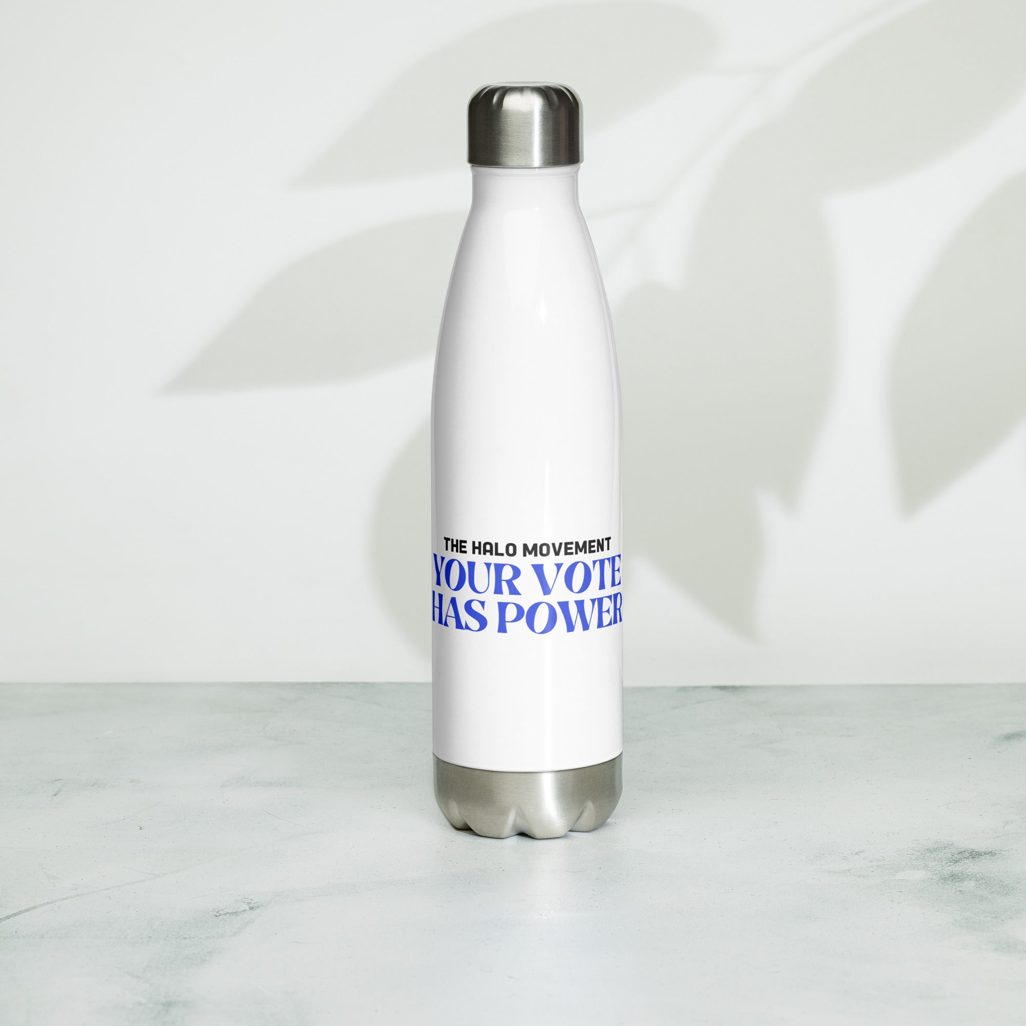 "Your Vote Has Power" Stainless Water Bottle